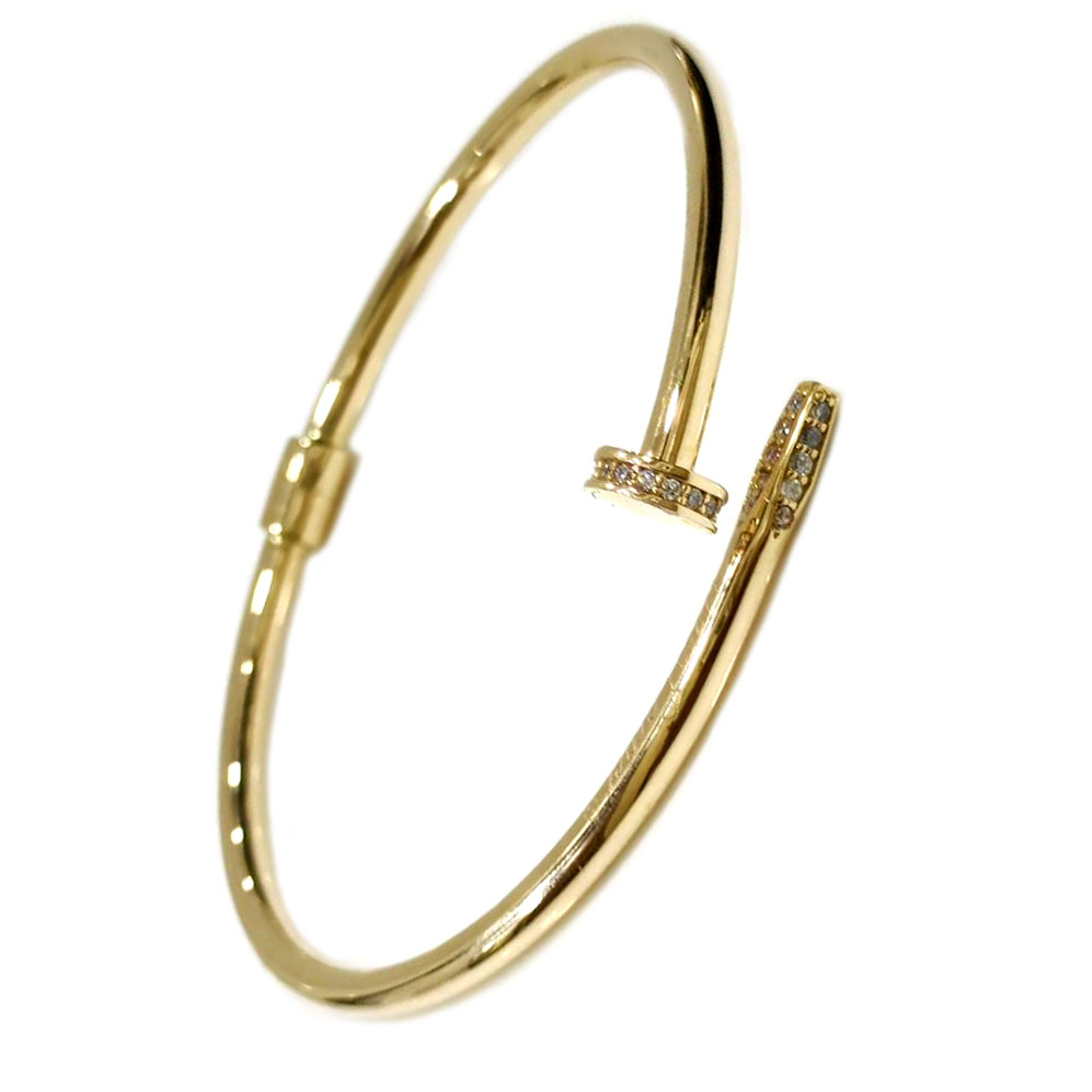 Cartier Juste Un Clou Yellow Gold Diamond Nail Bracelet Size 18 – Oak Gem
