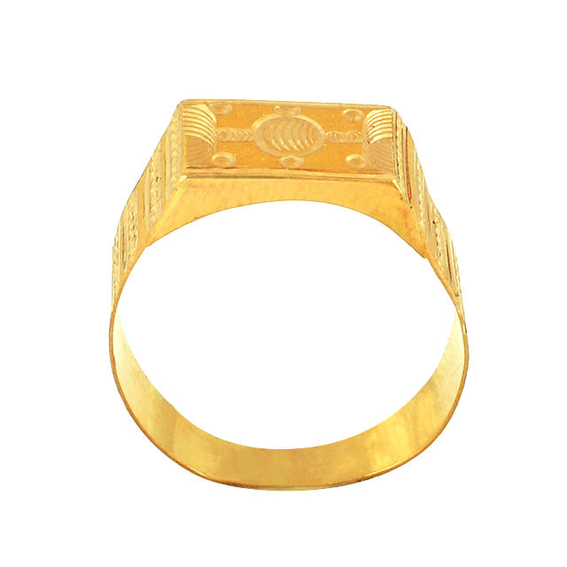 22K Gold Flower Ring with Meenakari Design | Sona Sansaar