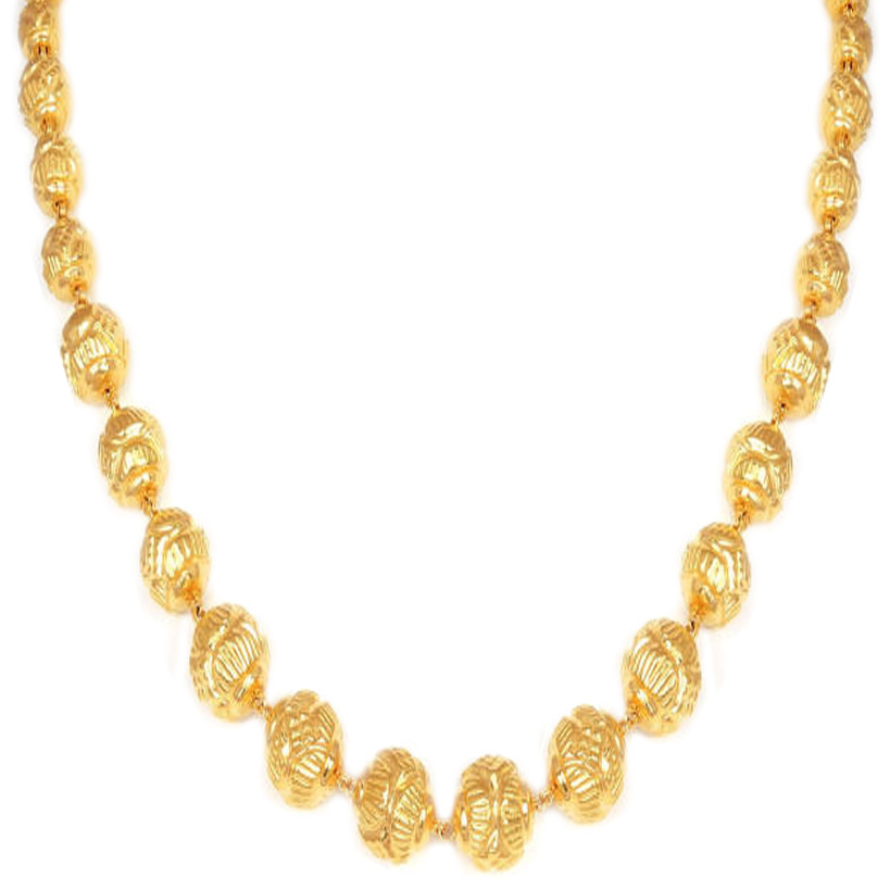 Light Weight Gold Balls Chain With Price Buy Simple Daily Wear