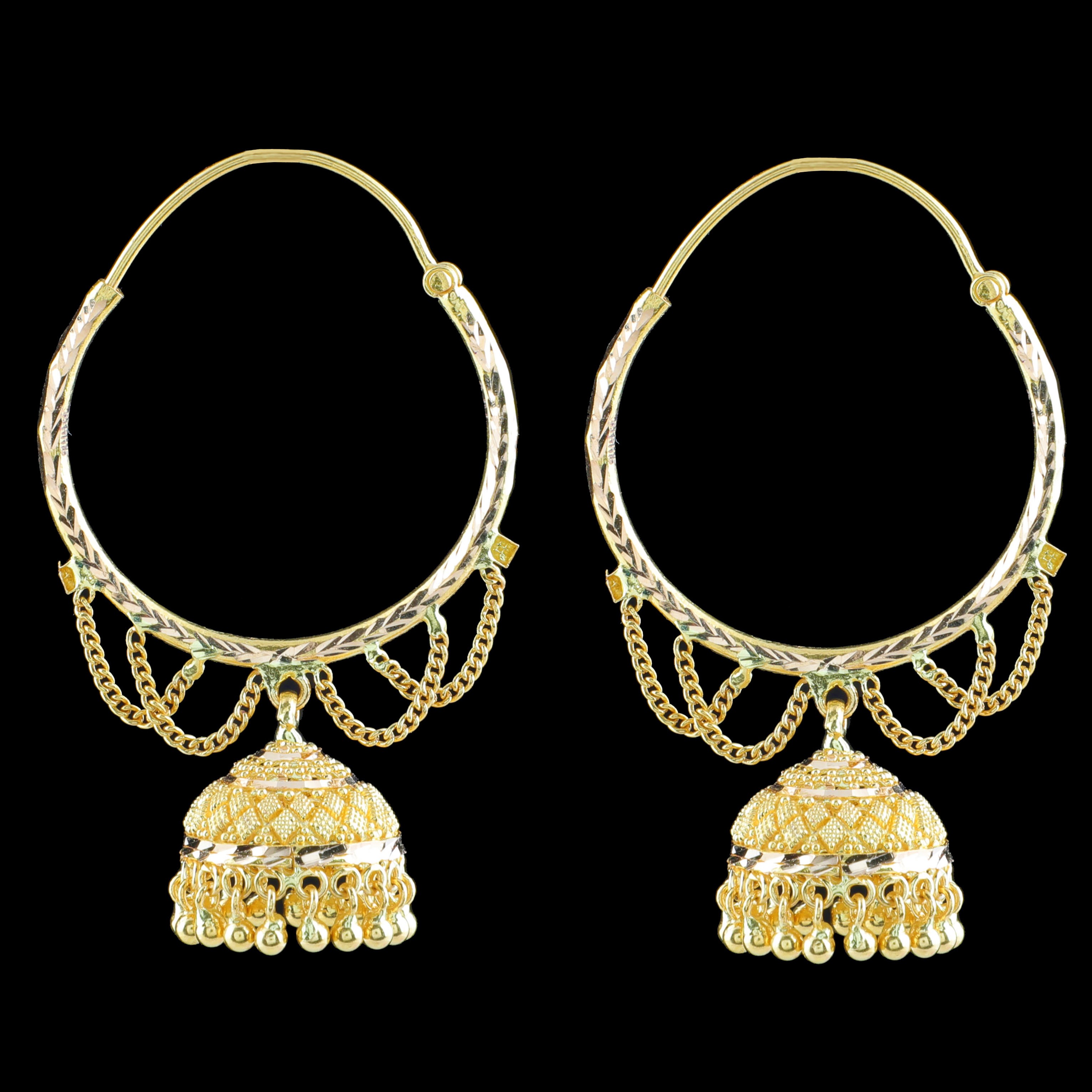 Jhumki Bala Gold Ke Jhumke Ka Design Gold Hoop Earrings Jhumki