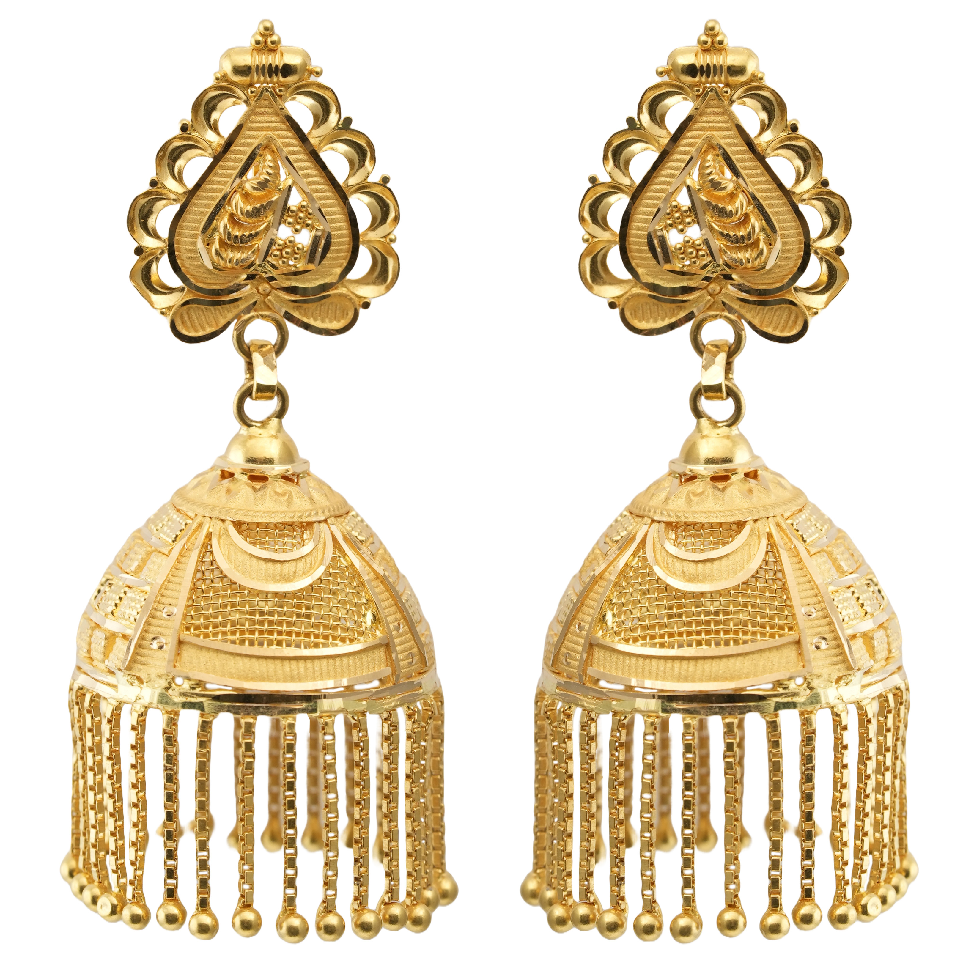 22k Gold Jhumki Price Hira Panna 22k Exclusive Gold Jhumka For