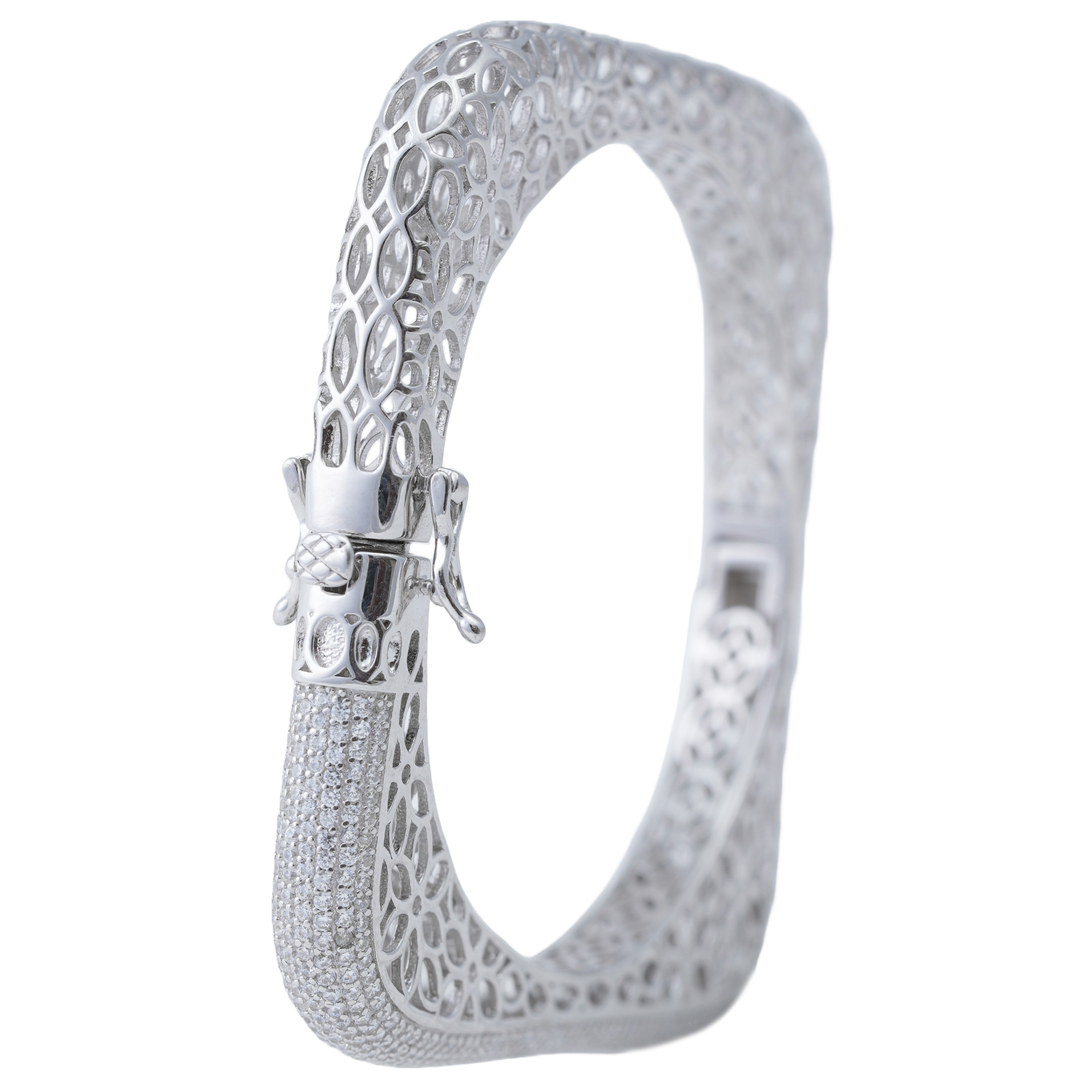 Girl Platinum Bracelet Rate Hira Panna Silver Bracelet For Women